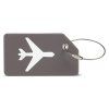 Silikonová jmenovka na kufr Worldpack - šedá