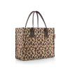 Dámská kabelka Reisenthel Shopper 14L - hnědá s leopardím vzorem