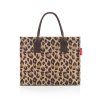Dámská kabelka Reisenthel Shopper 14L - hnědá s leopardím vzorem