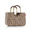 Dámská nákupní kabelka Reisenthel Loopshopper L 25L - hnědá s leopardím vzorem