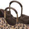 Dámská nákupní kabelka Reisenthel Loopshopper L 25L - hnědá s leopardím vzorem