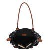 Shopper kabelka Charm London Buckingham - 15,5L - černá s puntíky