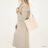 Dámská shopper taška Beagles Malaga - krémová