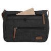 Crossbody kabelka s klopou Beagles Brunete - černá