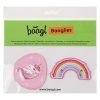 Vyměnitelné odznaky BAAGL Baaglies 2 ks - Rainbow Unicorn