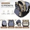 Funkční voděodolný batoh na notebook 15,6" Kono - khaki-béžový - 20 L
