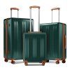 Sada 3 cestovních kufrů Premium ABS+PC KONO - zelená
