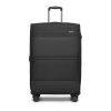 Sada 3 textilních kufrů British Traveller - černá - 41/74/128 L