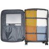 Sada 3 textilních kufrů British Traveller - černá - 41/74/128 L