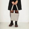 Dámská shopper taška Beagles Malaga - světle šedá