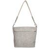 Dámská shopper taška Beagles Malaga - světle šedá