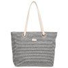 Plážová shopper taška Beagles Formentera - Černo-bílá