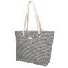 Plážová shopper taška Beagles Formentera - Černo-bílá