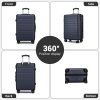 Cestovní ABS kufr Kono KSN2691 - navy - 58 L