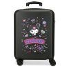 Dětský cestovní ABS kufr Kuromi Retro Pop 34 L - černý