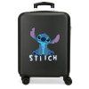 Dětský cestovní ABS kufr Disney Stitch Cute 34 L - černý