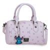 Dívčí kabelka Enso Stitch Bloom - fialová