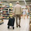 Nákupní taška na kolečkách Nils 40 L - černá