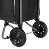 Nákupní taška na kolečkách Nils 40 L - černá