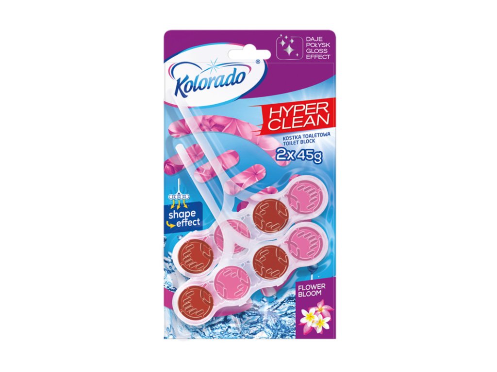 WC blok Kolorado Hyper Color KVETY 2x45g