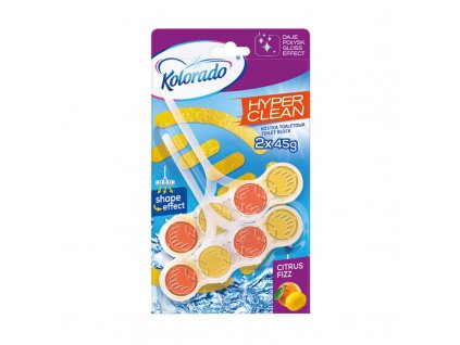 WC blok Kolorado Hyper Color CITRUS 2x45g