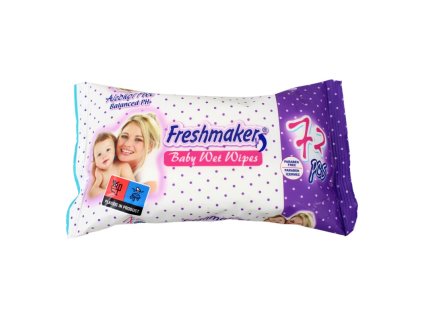 Detské vlhčené utierky Freshmaker bez klipu 72 ks