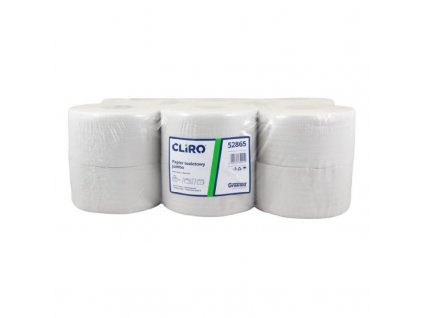 Toaletný papier JUMBO Ø19 cm, 100 m 2vrst.65%belosť (12 ks)