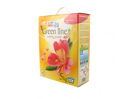Prací prášok GREEN LINE COLOR 5 kg BOX