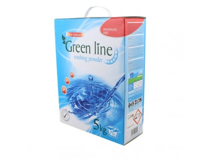 Prací prášok GREEN LINE STRONG 5 kg BOX