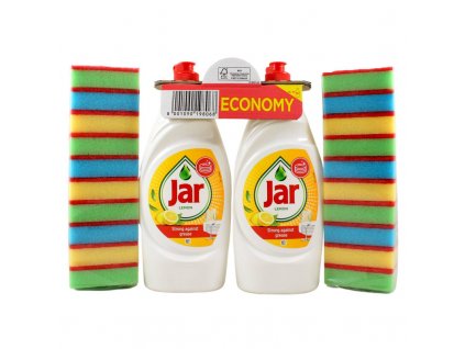 Jar LEMON 2x900ml+2x10ks hubky na riad GRATIS