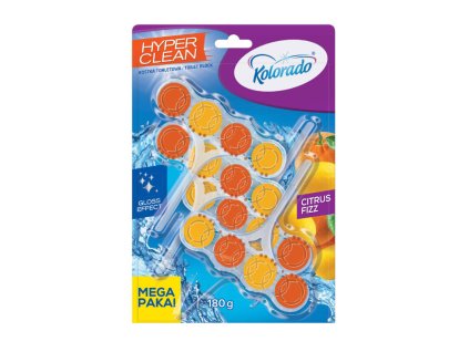 WC blok Kolorado Hyper Clean CITRUS FIZZ 4x45g