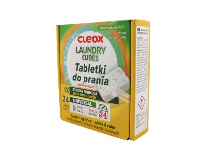 CLEOX tablety na pranie univerzálne 24 x 25g