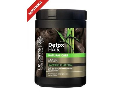 Dr. Santé Detox Hair maska na vlasy 1l - s aktívným uhlím z bambusu