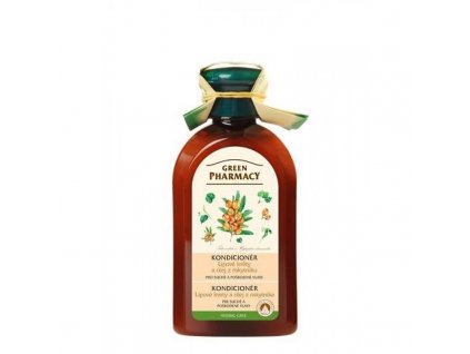Green Pharmacy kondicionér pre suché a poškodené vlasy 300 ml - Lipové kvety a olej z rakytníka
