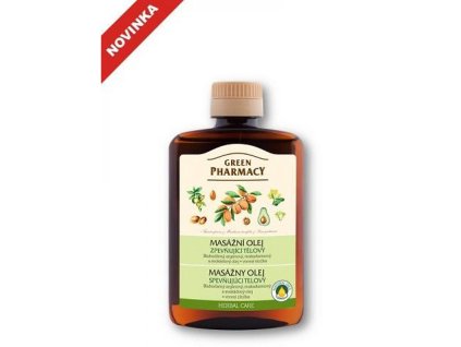 Green Pharmacy masážny olej 200 ml - Proti celulitíde