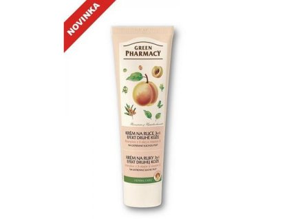 Green Pharmacy krém na ruky a nechty - Efekt druhej kože 3v1 100ml
