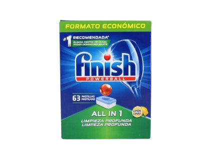 FINISH ALL IN 1 tablety do umývačky riadu 63ks