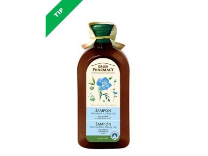 Green Pharmacy šampón pre farbené a melírované vlasy 350 ml - Harmanček a ľanový olej