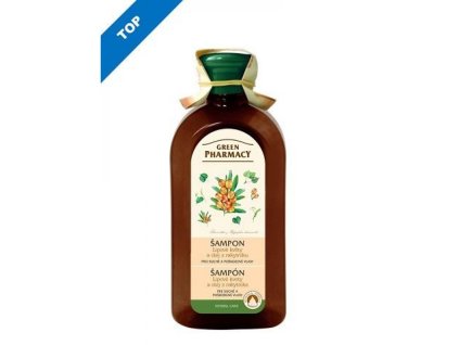 Green Pharmacy šampón pre suché a poškodené vlasy 350 ml - Lipové kvety a olej z rakytníka