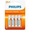 7268 baterie philips extra zinc chloride r6l4b 10 aa 4ks