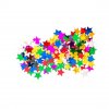 3936 konfety leskle hviezdy farebne 15 g 1 bal