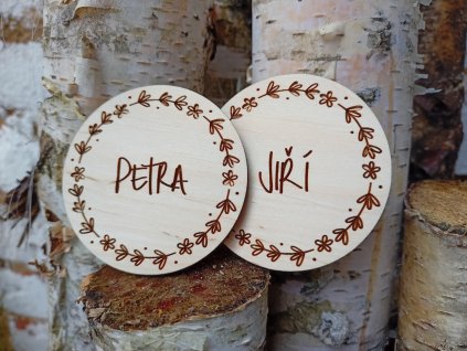 Jmenovka dřevěná #03