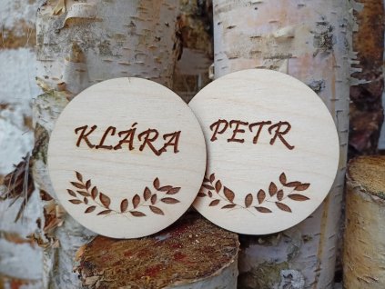 Jmenovka dřevěná #04