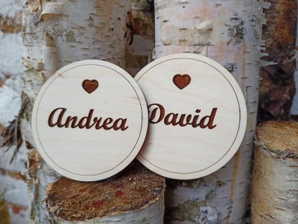 Jmenovka dřevěná #05