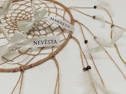 Jmenovka stužka bílá