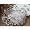 Jmenovka stuha béžová