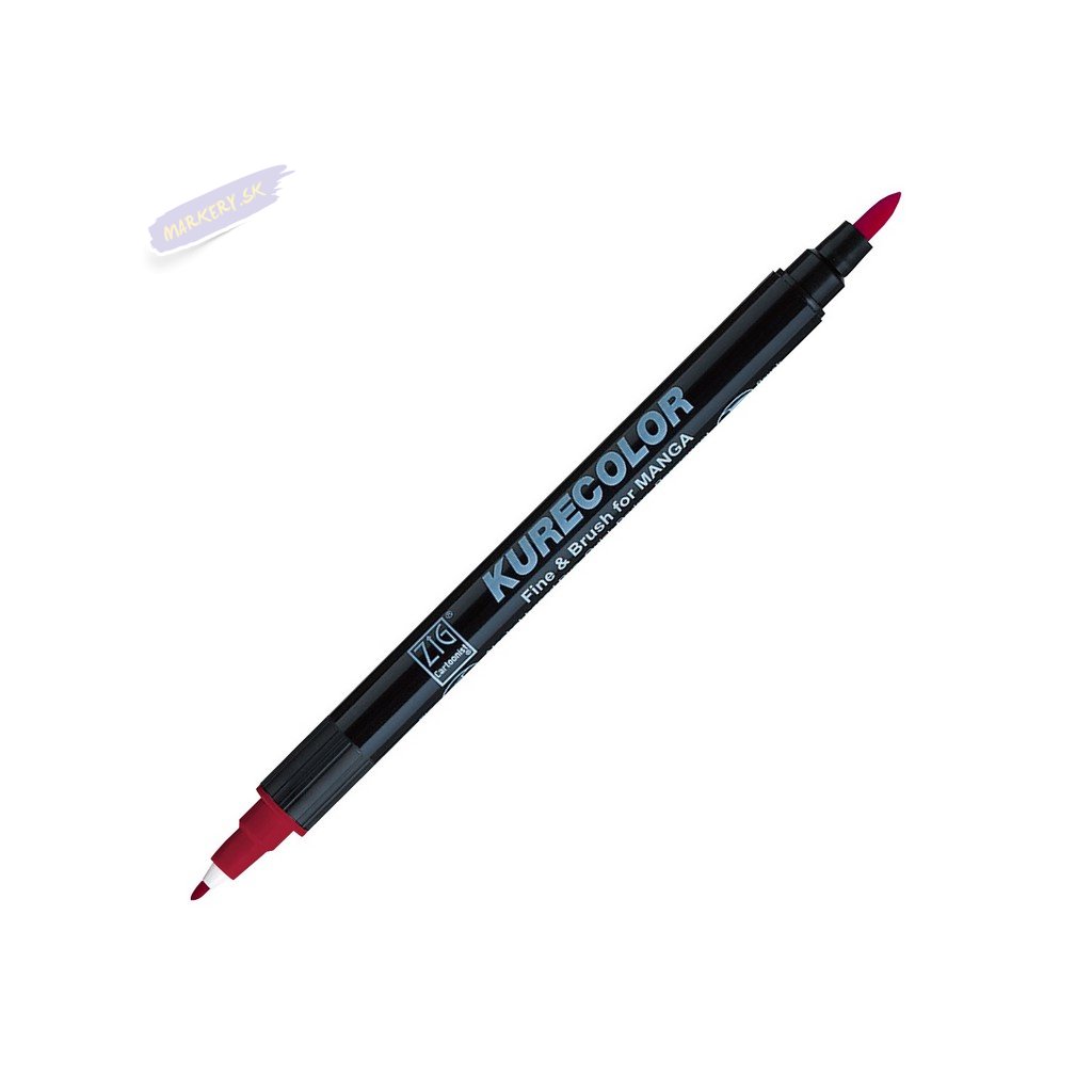 12726 1 kuretake zig kurecolor fine brush 266 wine red