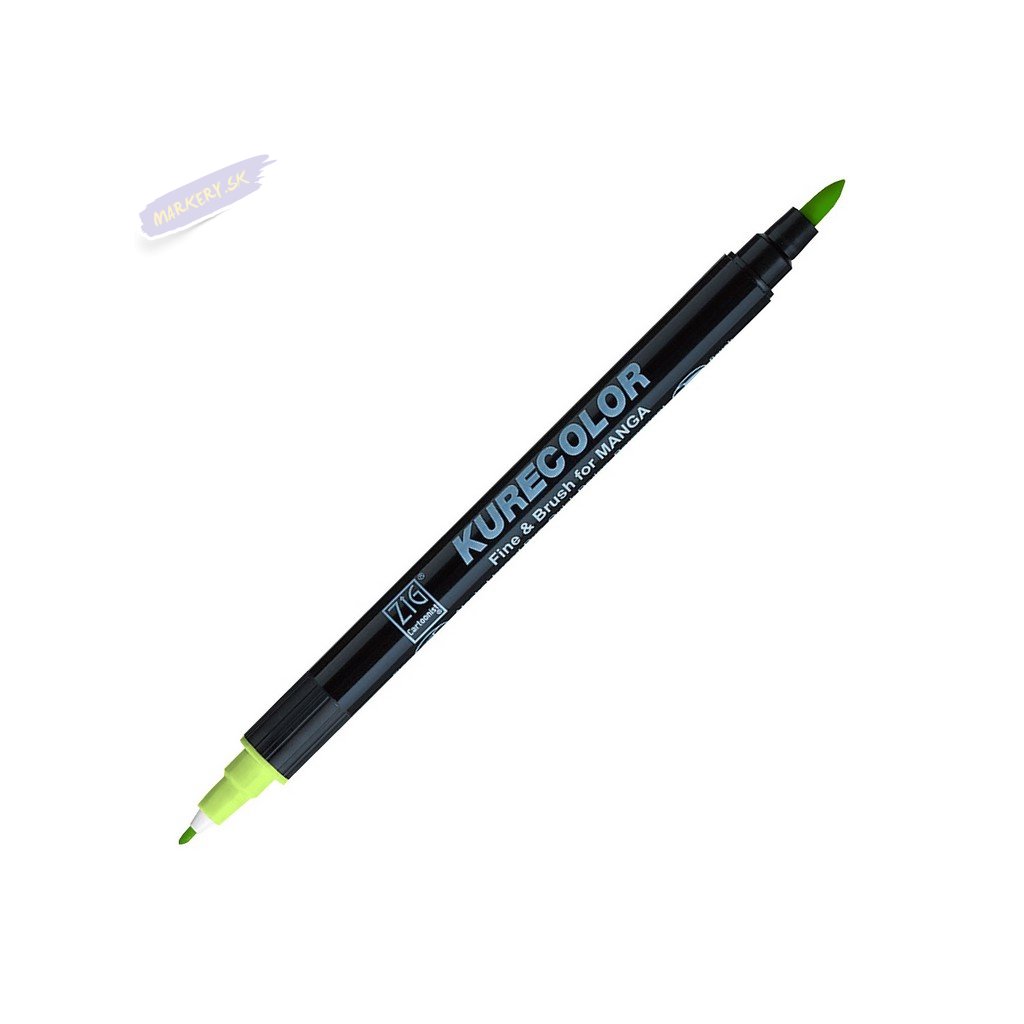 12825 1 kuretake zig kurecolor fine brush 502 pale green
