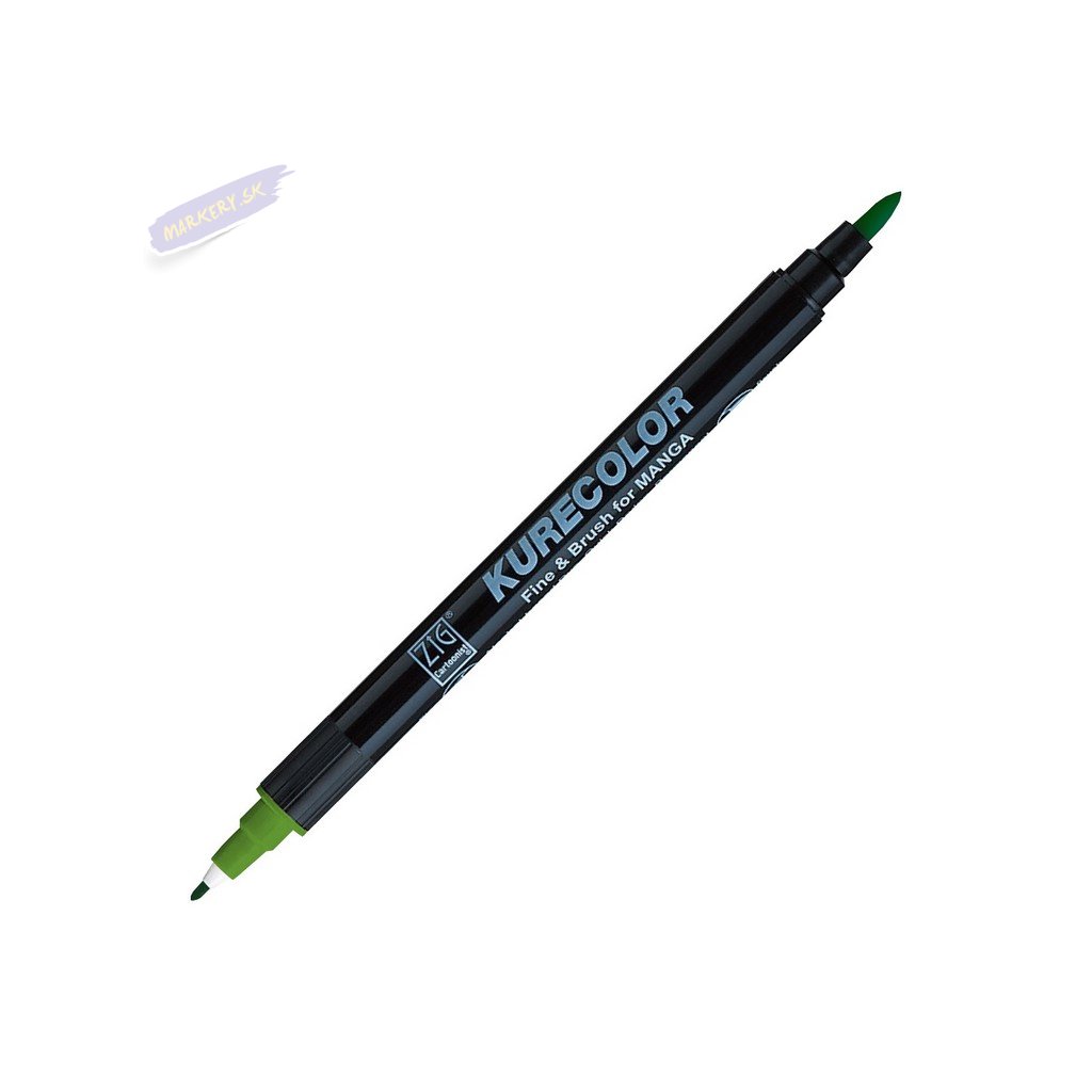 12831 1 kuretake zig kurecolor fine brush 505 may green