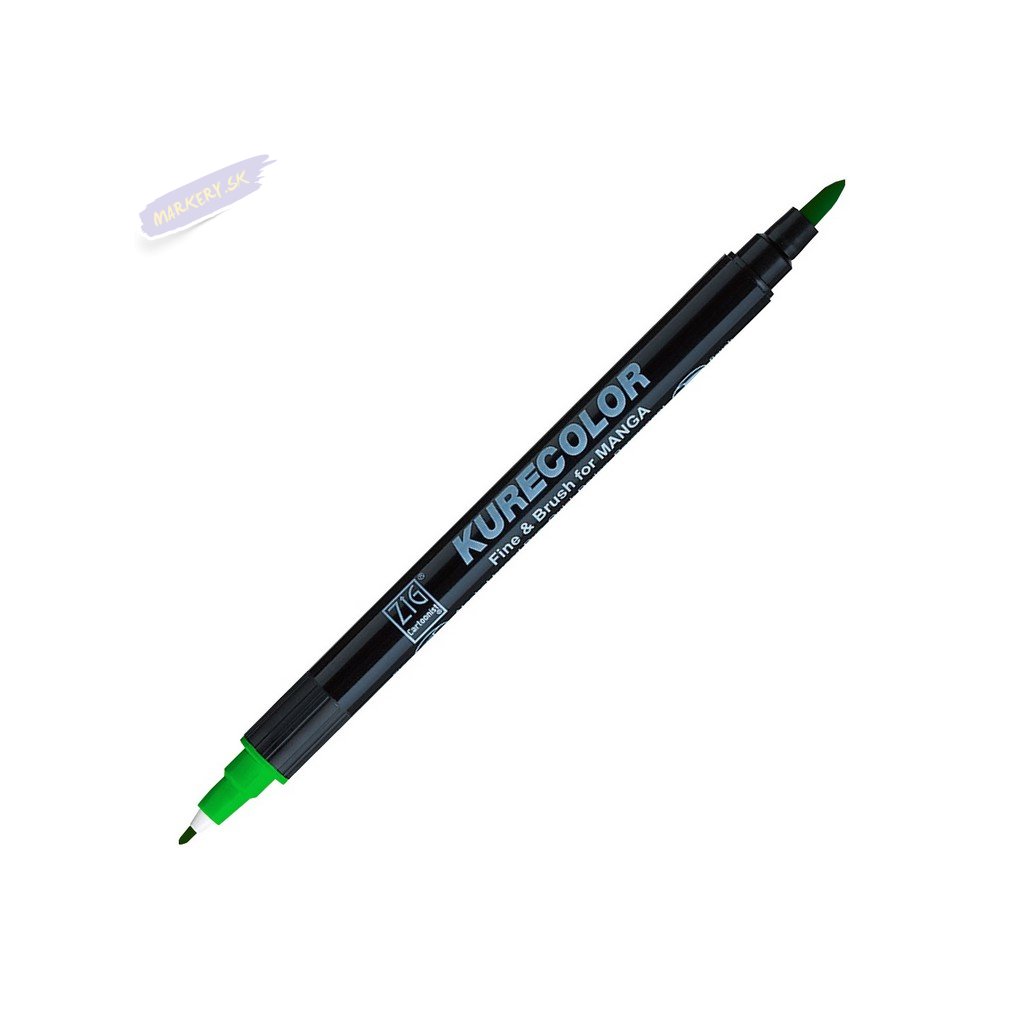 12834 1 kuretake zig kurecolor fine brush 506 ocean green